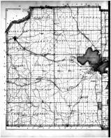 Dane County Map - Left, Dane County 1890
